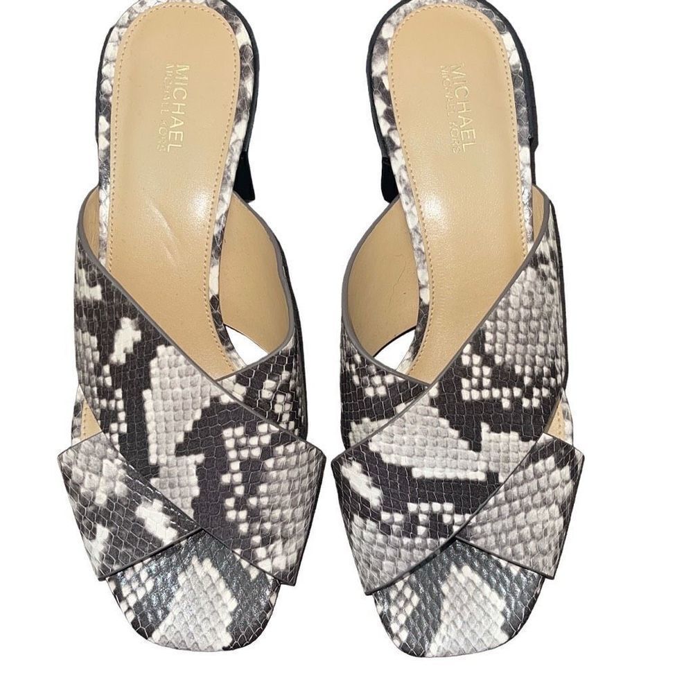 Michael Michael Kors‎ Abbott Python Criss Cross L… - image 3